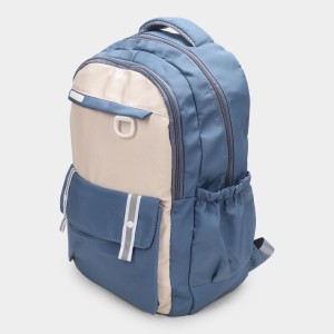 Kids Black Plastic Backpack - (M3933)