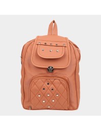 Brink Women's Tan Polyurethane Backpack - (M644)