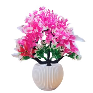 HiTechMart Artificial Pink & Green Decorative Plant with Vase – Lifelike Faux Floral Arrangement for Home, Office, Desk, Table, and Indoor Decor – Maintenance-Free Elegant Artificial Flower Pot HiTechMart Artificial Pink & Green Decorative Plant with Vase – Lifelike Faux Floral Arrangement for Home, Office, Desk, Table, and Indoor Decor – Maintenance-Free Elegant Artificial Flower Pot