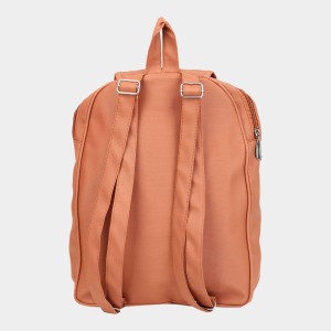 Brink Women's Tan Polyurethane Backpack - (M644) Brink Women's Tan Polyurethane Backpack - (M644)