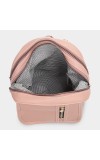 Brink Women's Pink Polyurethane Backpack - (M532)