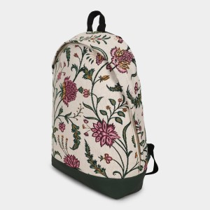 Brink Women's Beige Polyurethane Backpack - (M629)