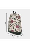 Brink Women's Beige Polyurethane Backpack - (M629)