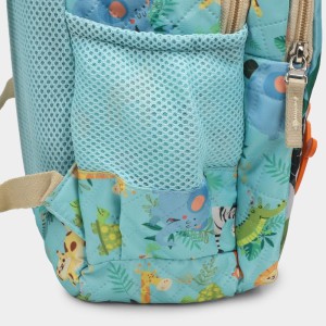 Kid's Blue Cartoon Printed Bag - (M3915)