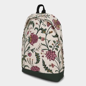 Brink Women's Beige Polyurethane Backpack - (M629)