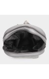 Brink Women's Grey Polyurethane Backpack - (M595)