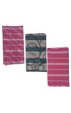 Hitech Sales Single Bed Khadi Cotton Khes Comforter Blanket Chadar for All Seasons, Soft Lightweight Thin Layer Multicolor Chadar Set of 3
