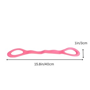 Yoga Stretch Resistance Band for Women & Men, Light Strength Training Elastic Loop Band for Home Workout, Pilates, Flexibility, Mobility & Physical Therapy Exercise Equipment, Pink Yoga Stretch Resistance Band for Women & Men, Light Strength Training Elastic Loop Band for Home Workout, Pilates, Flexibility, Mobility & Physical Therapy Exercise Equipment, Pink