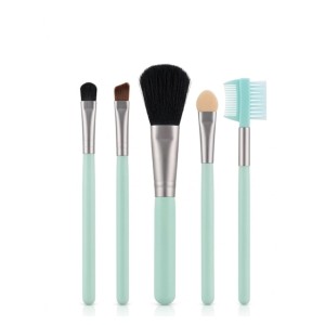 Makeup Brush Set of 5 – Professional Face & Eye Brushes Kit with Soft Bristles | Foundation, Blush, Eyeshadow & Eyebrow Brushes | Lightweight Blue Handle Cosmetic Tools (3 Colors may vary) Makeup Brush Set of 5 – Professional Face & Eye Brushes Kit with Soft Bristles | Foundation, Blush, Eyeshadow & Eyebrow Brushes | Lightweight Blue Handle Cosmetic Tools (3 Colors may vary)