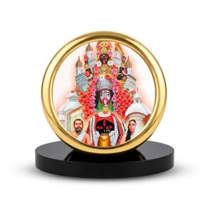 Car Desk/Table Top Kali Matha and Ramakrishna Paramahamsa Metal Golden Photo Stand 2x2 Inches, Compact & Stylish Spiritual Display for Car, Home & Office (Pack of 1) (F18697) Car Desk/Table Top Kali Matha and Ramakrishna Paramahamsa Metal Golden Photo Stand 2x2 Inches, Compact & Stylish Spiritual Display for Car, Home & Office (Pack of 1) (F18697)