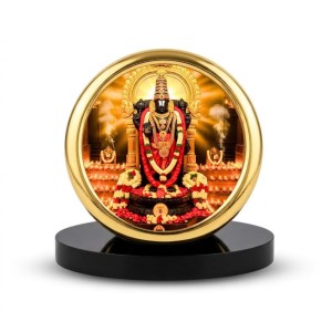 Car Desk/Table Top Lord Venkateswara Metal Golden Photo Stand 2x2 Inches, Compact & Stylish Spiritual Display for Car, Home & Office (Pack of 1) (F18675) Car Desk/Table Top Lord Venkateswara Metal Golden Photo Stand 2x2 Inches, Compact & Stylish Spiritual Display for Car, Home & Office (Pack of 1) (F18675)
