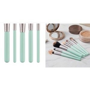Makeup Brush Set of 5 – Professional Face & Eye Brushes Kit with Soft Bristles | Foundation, Blush, Eyeshadow & Eyebrow Brushes | Lightweight Blue Handle Cosmetic Tools (3 Colors may vary) Makeup Brush Set of 5 – Professional Face & Eye Brushes Kit with Soft Bristles | Foundation, Blush, Eyeshadow & Eyebrow Brushes | Lightweight Blue Handle Cosmetic Tools (3 Colors may vary)