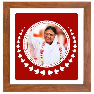 Mata Amritanandamayi Digital Photo In Square Frame, Size 14x14 Inch | Hindu Religious Picture For Home Temple, Office & Gift | Wall Art & Pooja Decor (F10560) Mata Amritanandamayi Digital Photo In Square Frame, Size 14x14 Inch | Hindu Religious Picture For Home Temple, Office & Gift | Wall Art & Pooja Decor (F10560)