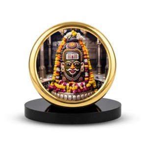 Car Desk/Table Top Mahakal Metal Golden Photo Stand 2x2 Inches, Compact & Stylish Spiritual Display for Car, Home & Office (Pack of 1) (F20716) Car Desk/Table Top Mahakal Metal Golden Photo Stand 2x2 Inches, Compact & Stylish Spiritual Display for Car, Home & Office (Pack of 1) (F20716)