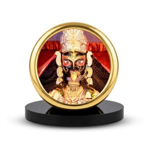 Car Desk/Table Top Kali Matha Metal Golden Photo Stand 2x2 Inches, Compact & Stylish Spiritual Display for Car, Home & Office (Pack of 1) (F18741) Car Desk/Table Top Kali Matha Metal Golden Photo Stand 2x2 Inches, Compact & Stylish Spiritual Display for Car, Home & Office (Pack of 1) (F18741)