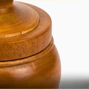 Handcrafted Wooden Jar with Lid | Multipurpose Storage Container for Kitchen, Sugar, salt,dry fruits & Home DÃ©coration (Pack of 3)