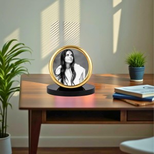 Car Desk/Table Top Anandamayi Maa Metal Golden Photo Stand 2x2 Inches, Compact & Stylish Spiritual Display for Car, Home & Office (Pack of 1) (F18546) Car Desk/Table Top Anandamayi Maa Metal Golden Photo Stand 2x2 Inches, Compact & Stylish Spiritual Display for Car, Home & Office (Pack of 1) (F18546)