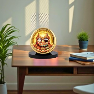 Car Desk/Table Top Lord Jagannath Metal Golden Photo Stand 2x2 Inches, Compact & Stylish Spiritual Display for Car, Home & Office (Pack of 1) (F18850) Car Desk/Table Top Lord Jagannath Metal Golden Photo Stand 2x2 Inches, Compact & Stylish Spiritual Display for Car, Home & Office (Pack of 1) (F18850)