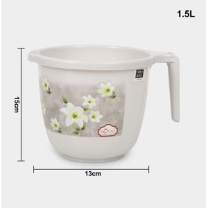 Plastic Water Mug with Handle for Bathroom, Kitchen & Daily Household Use | Durable Lightweight Water Scoop Mug | Assorted Colors | Pack of 2 Plastic Water Mug with Handle for Bathroom, Kitchen & Daily Household Use | Durable Lightweight Water Scoop Mug | Assorted Colors | Pack of 2