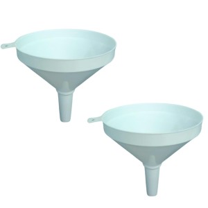 Plastic Funnel Set of 2 | Wide Mouth Multipurpose Liquid Transfer Funnel | Food Grade Durable Funnel for Kitchen, Oil, Water, Juice, Bottles| Easy Pour No-Spill Design Plastic Funnel Set of 2 | Wide Mouth Multipurpose Liquid Transfer Funnel | Food Grade Durable Funnel for Kitchen, Oil, Water, Juice, Bottles| Easy Pour No-Spill Design