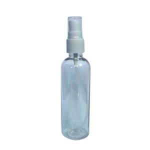 Transparent Plastic Spray Bottle with Fine Mist Sprayer | Refillable Empty Spray Bottle for Sanitizer, Hair Spray, Face Mist, Cleaning & Travel Use | Lightweight Bottle for Home & Salon Use 100ml