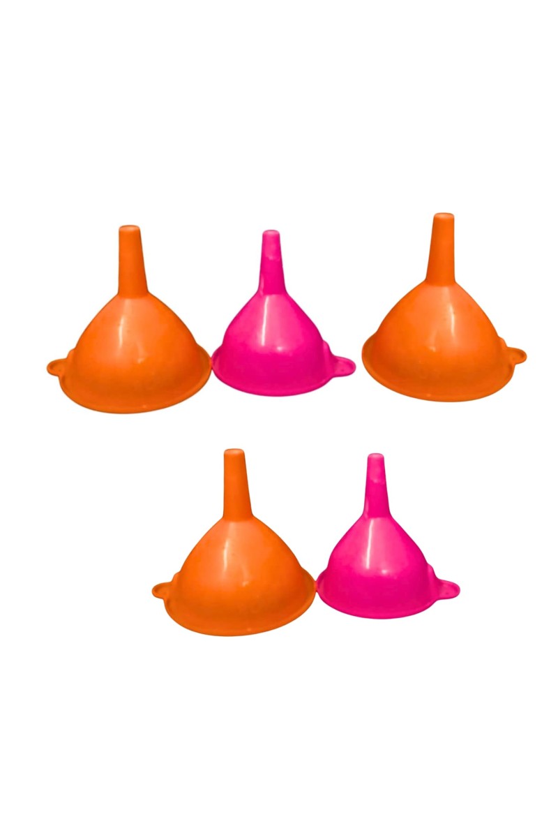 Plastic Funnel â€“ Multipurpose Wide Mouth Funnels for Kitchen Use, Liquid & Dry Transfer, Oil, Water, Juice, Powder Filling, Durable & Easy to Clean (5)