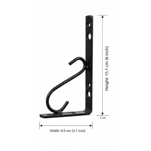 Heavy Duty Wall Mount Plant Hanger Hooks (Pack of 2) | Metal Hanging Basket Brackets for Flower Pots, Lanterns, Bird Feeders & Outdoor Garden DÃ©cor