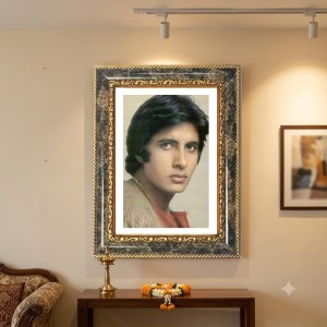 Amitabh Bachchan Decorative Photo Frame With White Mount | Premium Wall & Tabletop Picture Frame | Home, Office & Temple Decoration | 8x12 Inch (Pack Of 1) (F31279) Amitabh Bachchan Decorative Photo Frame With White Mount | Premium Wall & Tabletop Picture Frame | Home, Office & Temple Decoration | 8x12 Inch (Pack Of 1) (F31279)