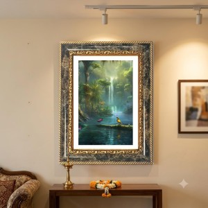 Lord Venkateswara Decorative Photo Frame With White Mount | Premium Wall & Tabletop Picture Frame | Home, Office & Temple Decoration | 12x16 Inch (Pack Of 1) (F32987) Lord Venkateswara Decorative Photo Frame With White Mount | Premium Wall & Tabletop Picture Frame | Home, Office & Temple Decoration | 12x16 Inch (Pack Of 1) (F32987)
