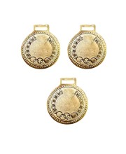 Gold Winner Medal for Sports & Competitions | Metallic Award Medal for School, Event, Games & Achievement Ceremony | Gold Finish Hanging Medal for Kids & Adults (Pack of 3) Gold Winner Medal for Sports & Competitions | Metallic Award Medal for School, Event, Games & Achievement Ceremony | Gold Finish Hanging Medal for Kids & Adults (Pack of 3)