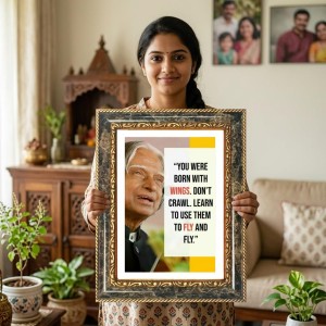 Blu Decorative Photo Frame With White Mount | Premium Wall & Tabletop Picture Frame | Home, Office & Temple Decoration | 12x16 Inch (Pack Of 1) (F32406) Blu Decorative Photo Frame With White Mount | Premium Wall & Tabletop Picture Frame | Home, Office & Temple Decoration | 12x16 Inch (Pack Of 1) (F32406)