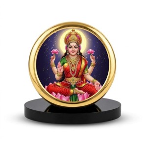 Car Dashboard/Table Top Goddess Lakshmi Metal Golden Photo Stand 2x2 Inches, Compact & Stylish Spiritual Display For Car, Home & Office (Pack Of 1) (F24670) Car Dashboard/Table Top Goddess Lakshmi Metal Golden Photo Stand 2x2 Inches, Compact & Stylish Spiritual Display For Car, Home & Office (Pack Of 1) (F24670)