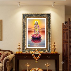 Murugann Decorative Photo Frame With White Mount | Premium Wall & Tabletop Picture Frame | Home, Office & Temple Decoration | 8x12 Inch (Pack Of 1) (F31549) Murugann Decorative Photo Frame With White Mount | Premium Wall & Tabletop Picture Frame | Home, Office & Temple Decoration | 8x12 Inch (Pack Of 1) (F31549)