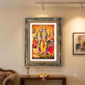 Ram Darbar Decorative Photo Frame With White Mount | Premium Wall & Tabletop Picture Frame | Home, Office & Temple Decoration | 8x12 Inch (Pack Of 1) (F33127) Ram Darbar Decorative Photo Frame With White Mount | Premium Wall & Tabletop Picture Frame | Home, Office & Temple Decoration | 8x12 Inch (Pack Of 1) (F33127)