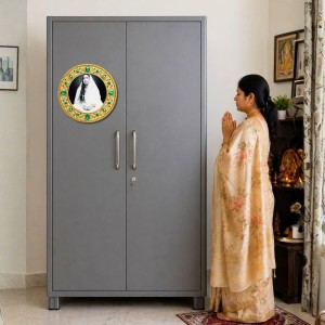 Sarada Goddess Fridge Magnet Wooden | Glossy Sublimation Print | 4x4 Inch | Strong Magnet Back | Decorative Magnet for Fridge, Almirah & Temple Decor (F23697) Sarada Goddess Fridge Magnet Wooden | Glossy Sublimation Print | 4x4 Inch | Strong Magnet Back | Decorative Magnet for Fridge, Almirah & Temple Decor (F23697)
