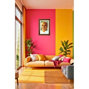 Kazi Nazrul Islam. Big Photo Frame - 20x28 Inches For Home,Temple & Office Decoration (F11150)