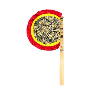 Handmade Bamboo Hand Fan (Hatpakha) â€“ Traditional Hand-Painted Handheld Fan for Cool Air, Home DÃ©cor, Festivals & Puja