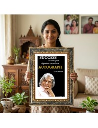 A.P.J. Abdul Kalam Quote Decorative Photo Frame With White Mount | Premium Wall & Tabletop Picture Frame | Home, Office & Temple Decoration | 8x12 Inch (Pack Of 1) (F31148)
