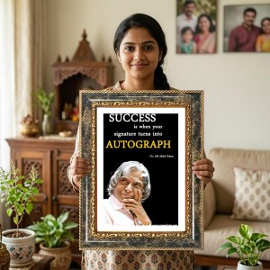 A.P.J. Abdul Kalam Quote Decorative Photo Frame With White Mount | Premium Wall & Tabletop Picture Frame | Home, Office & Temple Decoration | 8x12 Inch (Pack Of 1) (F31148) A.P.J. Abdul Kalam Quote Decorative Photo Frame With White Mount | Premium Wall & Tabletop Picture Frame | Home, Office & Temple Decoration | 8x12 Inch (Pack Of 1) (F31148)