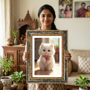 Duck Decorative Photo Frame With White Mount | Premium Wall & Tabletop Picture Frame | Home, Office & Temple Decoration | 12x16 Inch (Pack Of 1) (F33029) Duck Decorative Photo Frame With White Mount | Premium Wall & Tabletop Picture Frame | Home, Office & Temple Decoration | 12x16 Inch (Pack Of 1) (F33029)