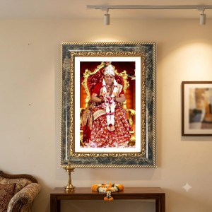 Shirdi Sai Baba Decorative Photo Frame With White Mount | Premium Wall & Tabletop Picture Frame | Home, Office & Temple Decoration | 10x14 Inch (Pack Of 1) (F33180) Shirdi Sai Baba Decorative Photo Frame With White Mount | Premium Wall & Tabletop Picture Frame | Home, Office & Temple Decoration | 10x14 Inch (Pack Of 1) (F33180)