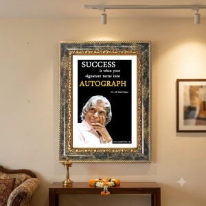 A.P.J. Abdul Kalam Quote Decorative Photo Frame With White Mount | Premium Wall & Tabletop Picture Frame | Home, Office & Temple Decoration | 8x12 Inch (Pack Of 1) (F31148) A.P.J. Abdul Kalam Quote Decorative Photo Frame With White Mount | Premium Wall & Tabletop Picture Frame | Home, Office & Temple Decoration | 8x12 Inch (Pack Of 1) (F31148)
