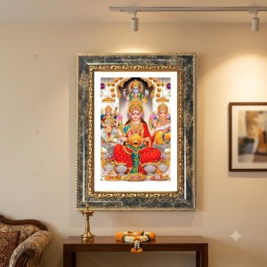 Lakshmi Decorative Photo Frame With White Mount | Premium Wall & Tabletop Picture Frame | Home, Office & Temple Decoration | 10x14 Inch (Pack Of 1) (F31606) Lakshmi Decorative Photo Frame With White Mount | Premium Wall & Tabletop Picture Frame | Home, Office & Temple Decoration | 10x14 Inch (Pack Of 1) (F31606)