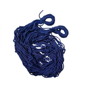 Nylon Net Hammock Swing for Adults â€“ Strong & Comfortable Hanging Jhulna for Indoor, Outdoor, Balcony, Home & Bedroom Use (Blue)