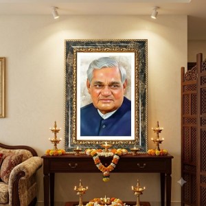 Atal Bihari Vajpayee Decorative Photo Frame With White Mount | Premium Wall & Tabletop Picture Frame | Home, Office & Temple Decoration | 10x14 Inch (Pack Of 1) (F33198) Atal Bihari Vajpayee Decorative Photo Frame With White Mount | Premium Wall & Tabletop Picture Frame | Home, Office & Temple Decoration | 10x14 Inch (Pack Of 1) (F33198)