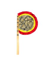 Handmade Bamboo Hand Fan (Hatpakha) â€“ Traditional Hand-Painted Handheld Fan for Cool Air, Home DÃ©cor, Festivals & Puja