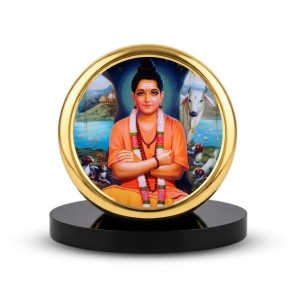 Car Dashboard/Table Top Lord Dattatreya Metal Golden Photo Stand 2x2 Inches, Compact & Stylish Spiritual Display For Car, Home & Office (Pack Of 1) (F24537) Car Dashboard/Table Top Lord Dattatreya Metal Golden Photo Stand 2x2 Inches, Compact & Stylish Spiritual Display For Car, Home & Office (Pack Of 1) (F24537)