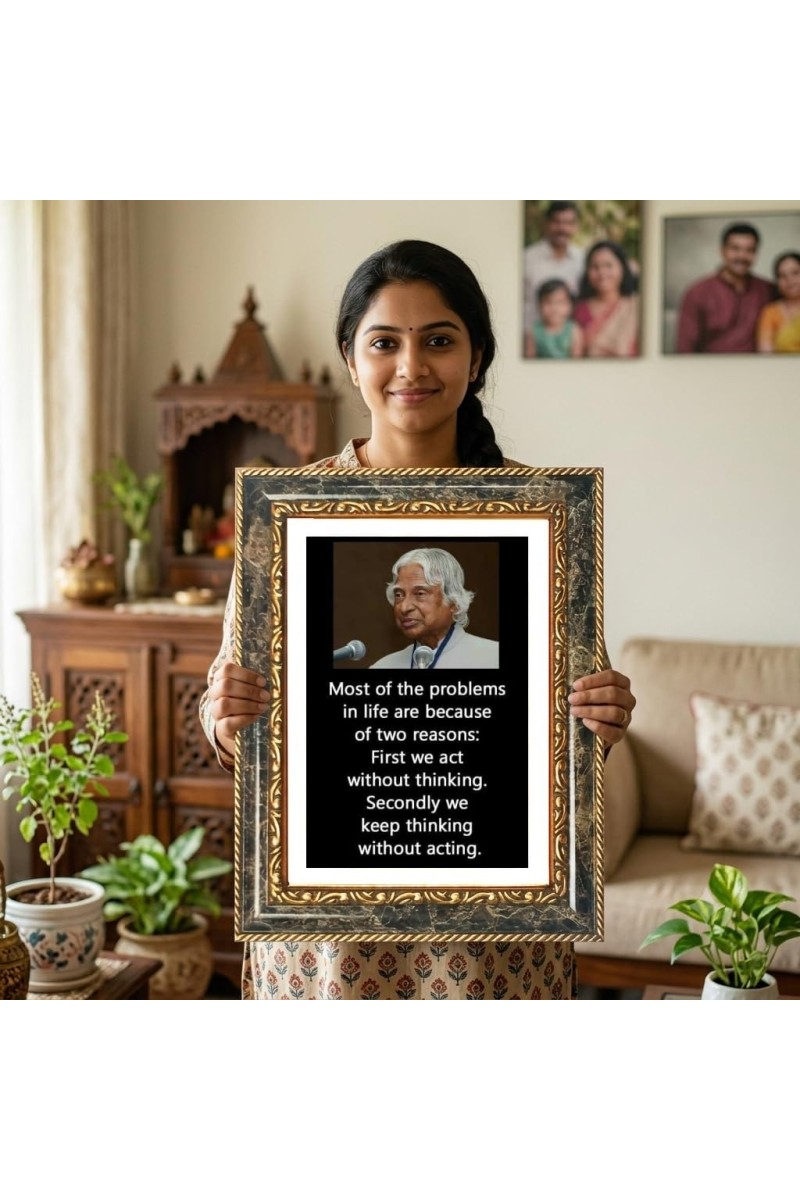 Yashoda And Krishna Decorative Photo Frame With White Mount | Premium Wall & Tabletop Picture Frame | Home, Office & Temple Decoration | 12x16 Inch (Pack Of 1) (F32453)