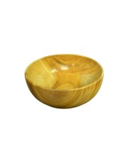 Wooden Bowl for Serving Snacks, Dry Fruits & Salad | Handmade Natural Wood Bowl | Multipurpose Round Serving Bowl for Kitchen, Dining, Fruit, Dessert & Home Decor