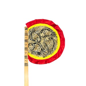 Handmade Bamboo Hand Fan (Hatpakha) â€“ Traditional Hand-Painted Handheld Fan for Cool Air, Home DÃ©cor, Festivals & Puja